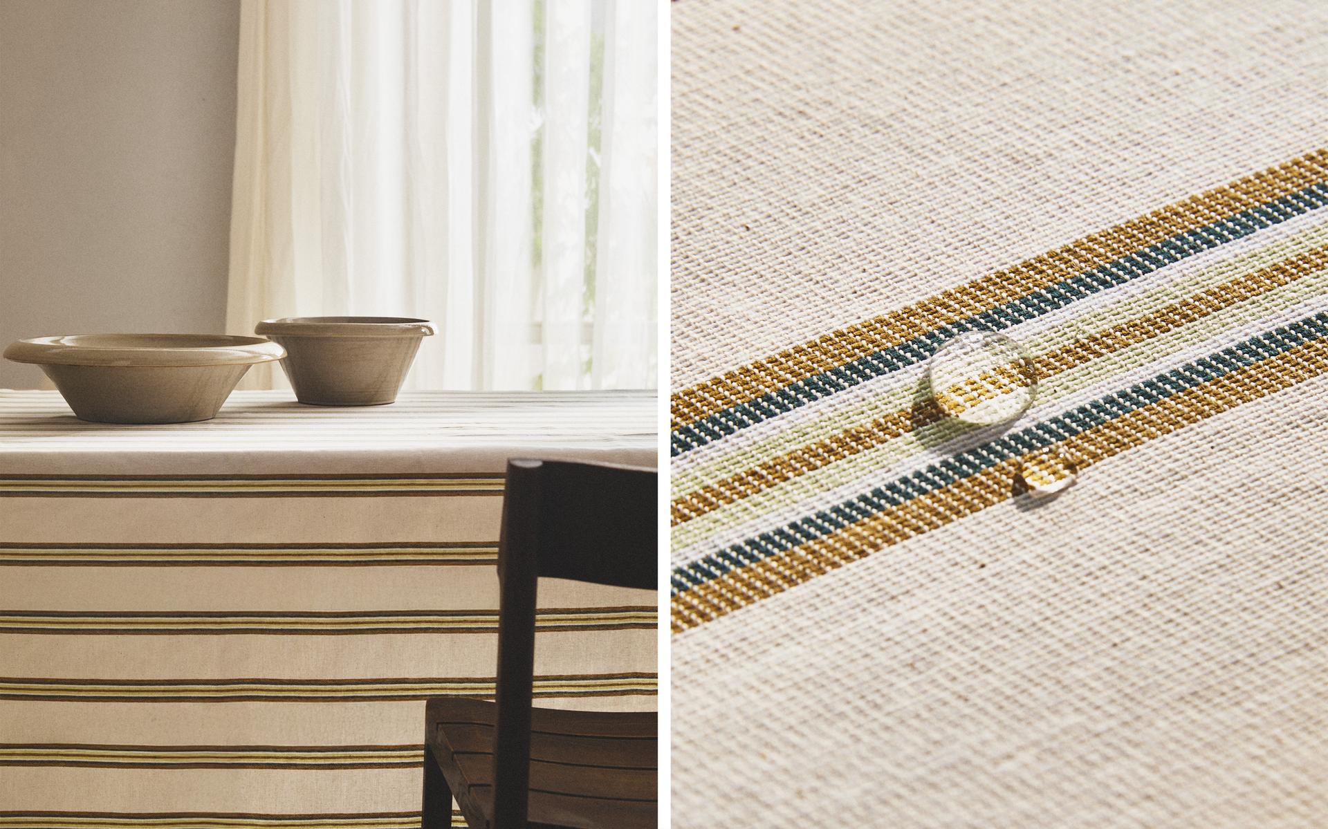 MANTEL RESINADO RAYAS IRREGULARES MANTEL RESINADO RAYAS IRREGULARES