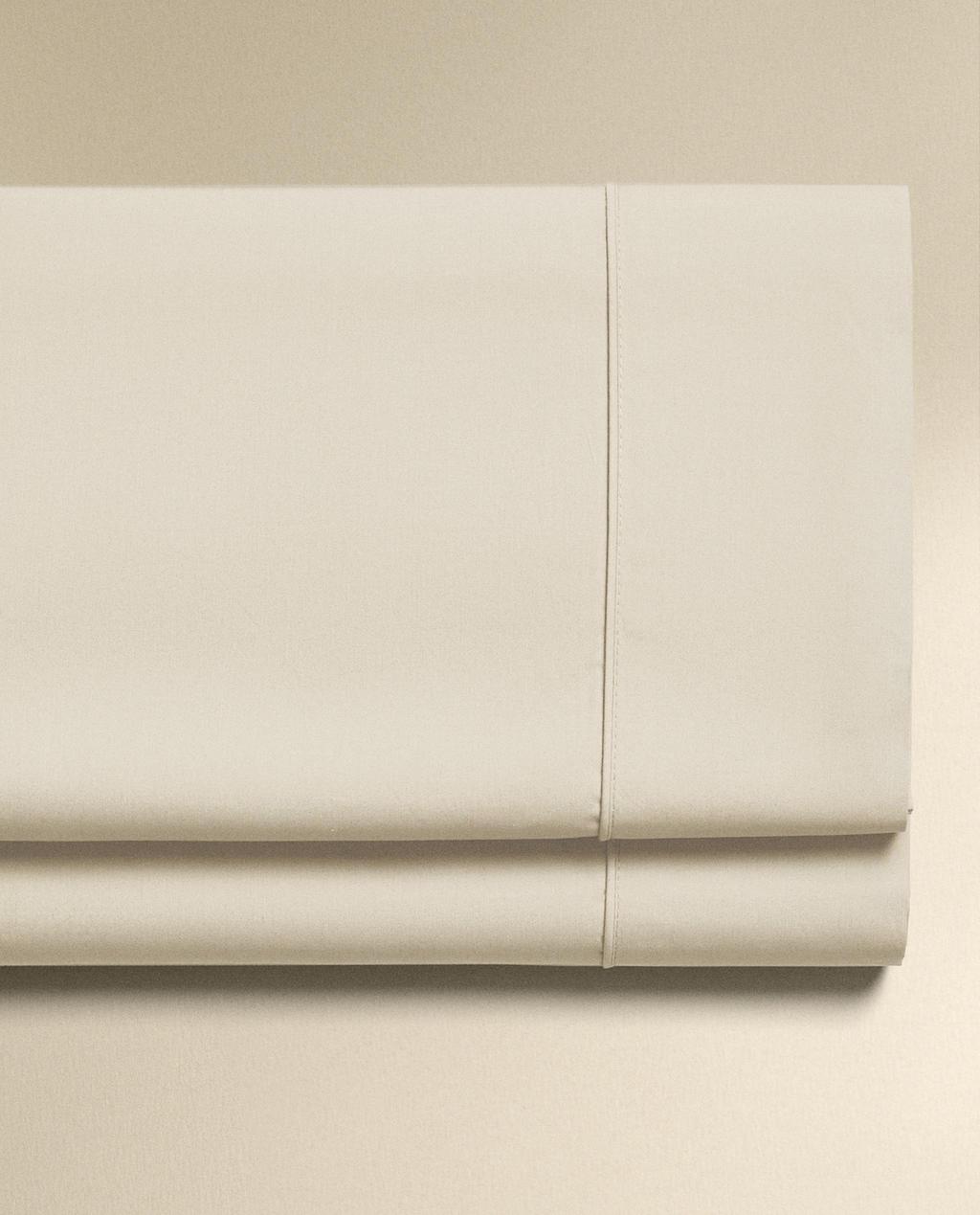 PERCALE COTTON FLAT SHEET (300 THREAD COUNT)