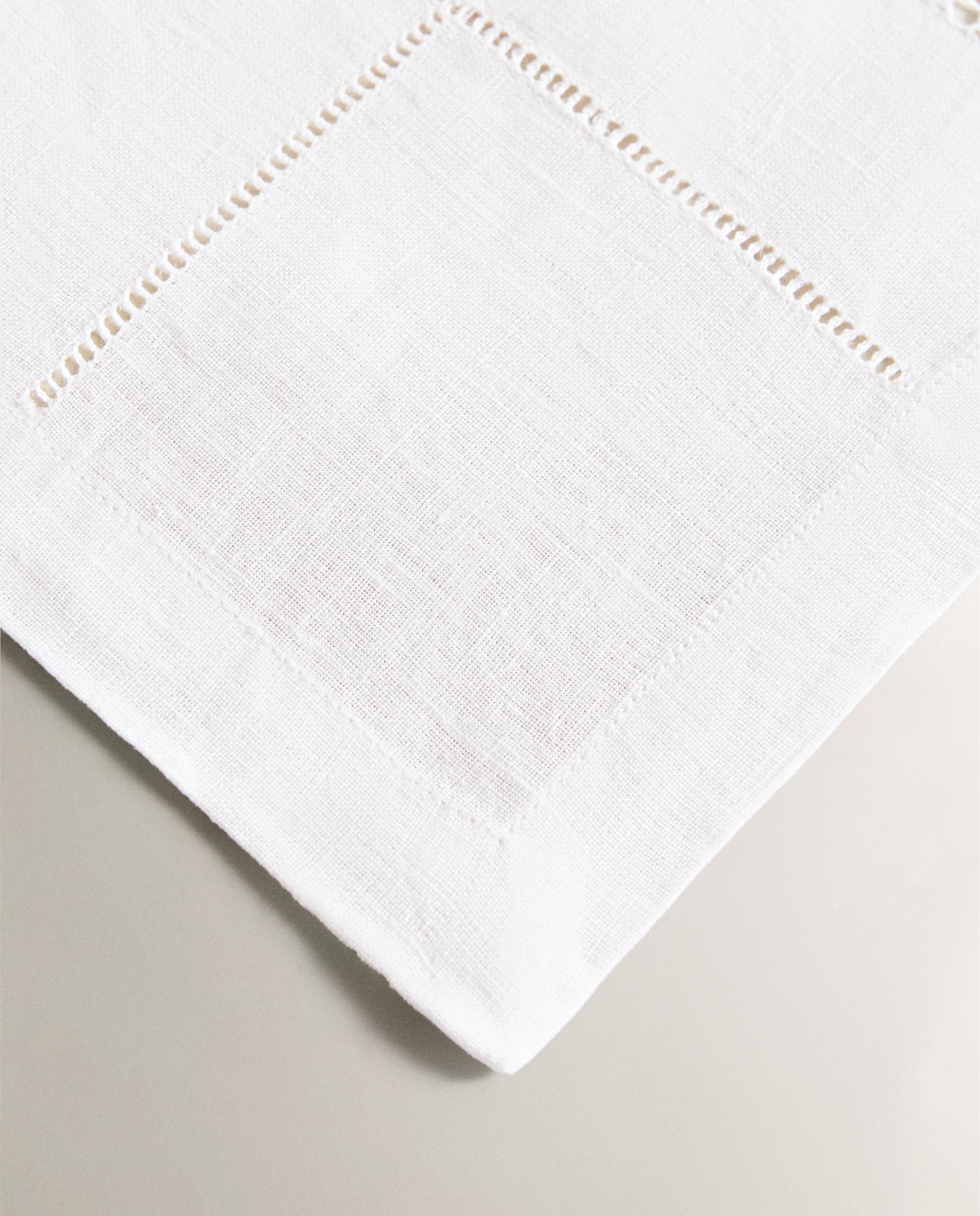 ドロンワーク刺繍 リネンブレンド テーブルクロス | Zara Home 日本/Japan