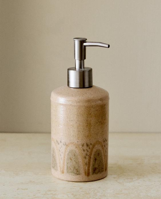 DISTRIBUTEUR DE SAVON EN TERRE CUITE DISTRIBUTEUR DE SAVON EN TERRE CUITE