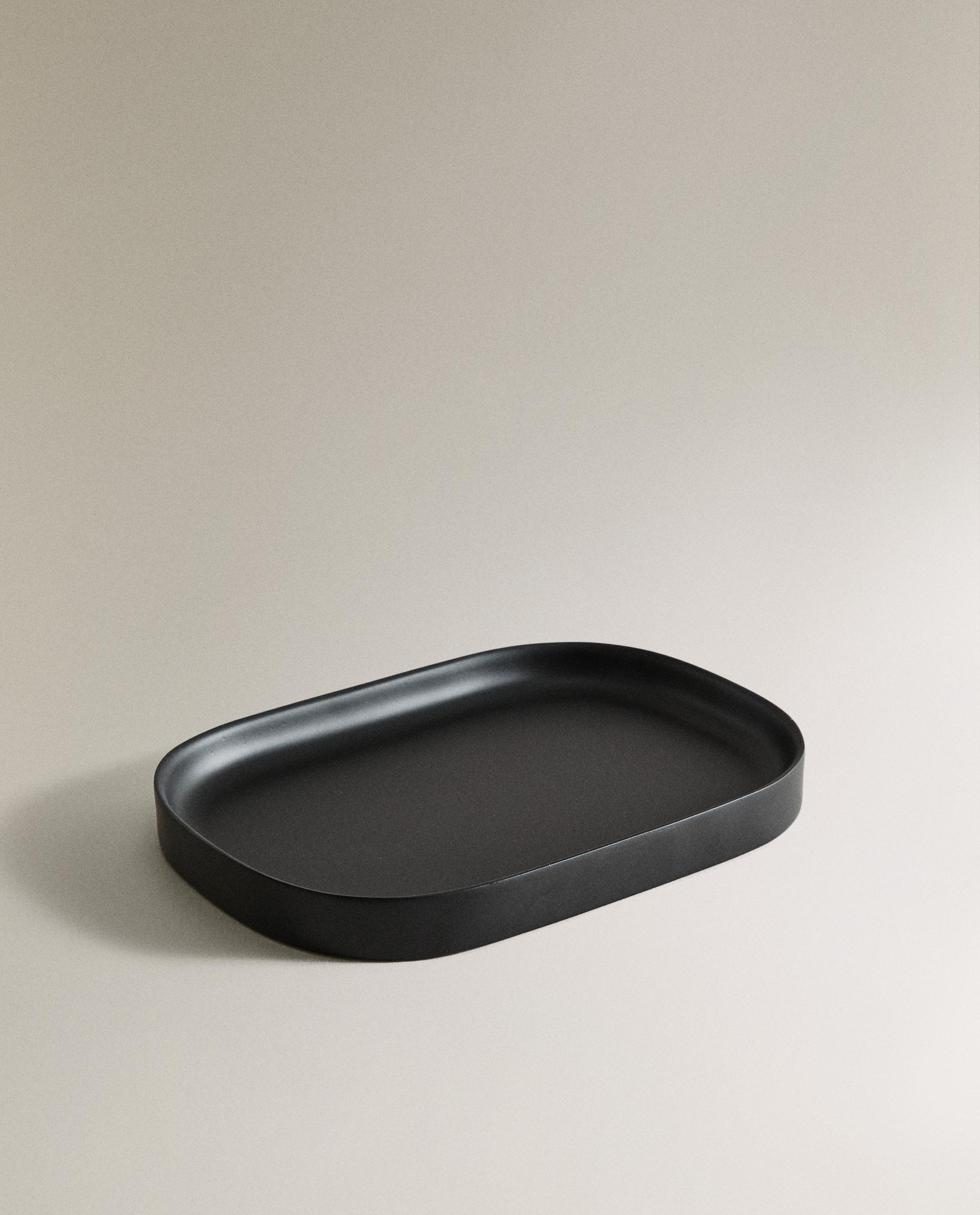 BLACK RESIN BATHROOM TRAY product thumbnail 8