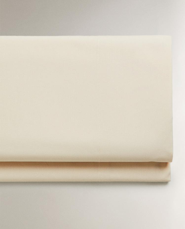 (200 THREAD COUNT) COTTON PERCALE FLAT SHEET