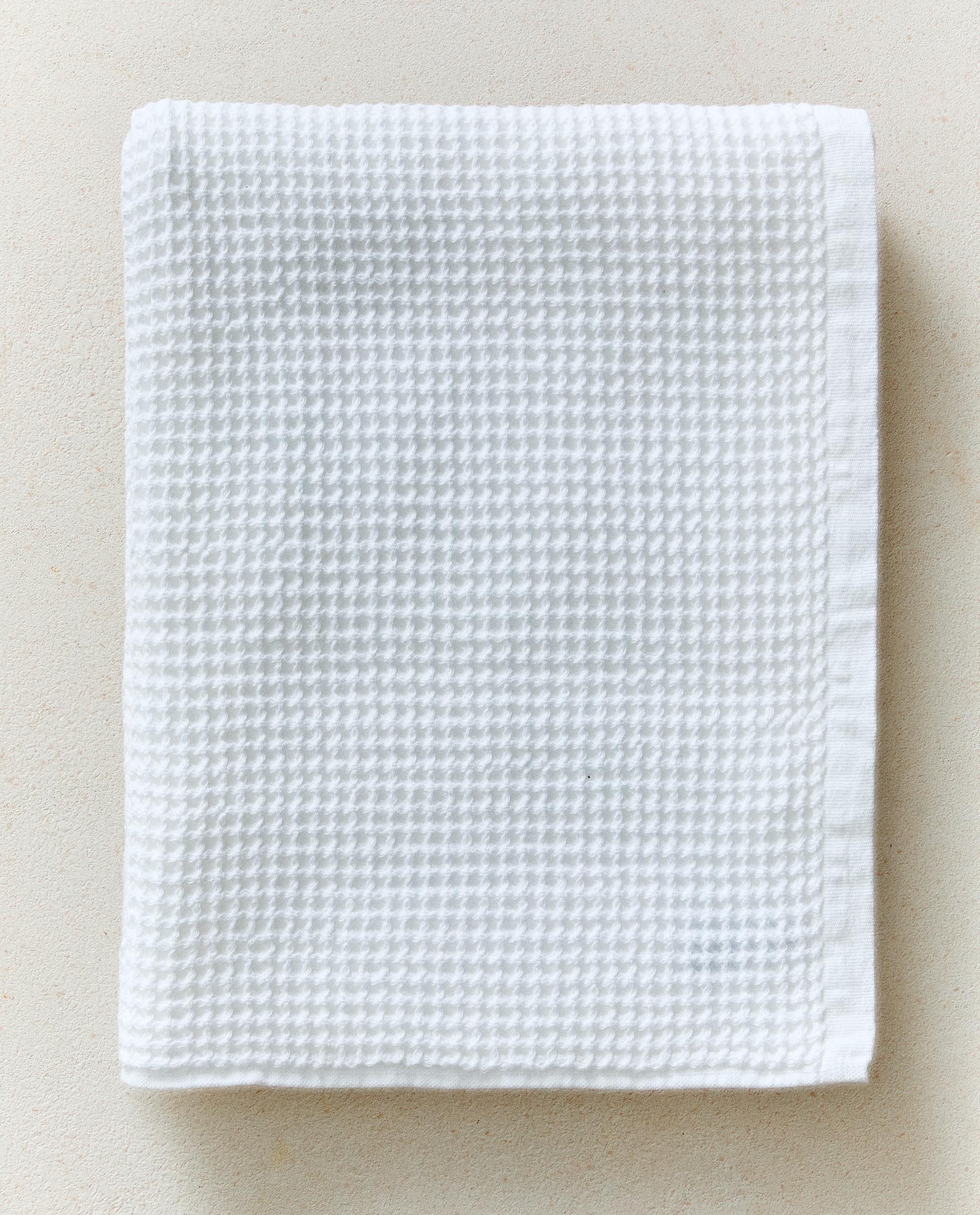 WAFFLE-KNIT COTTON BATH TOWEL product thumbnail 11