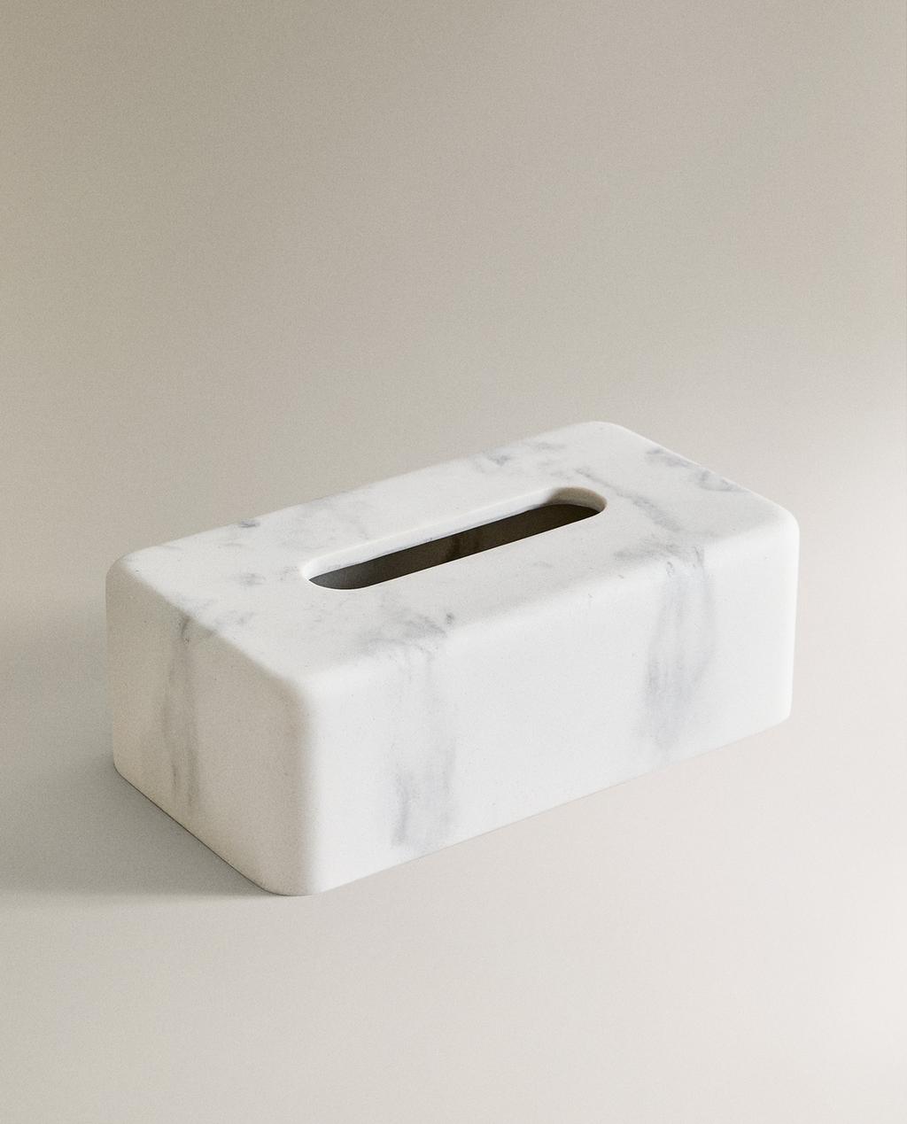 MARBLE-EFFECT TISSUE BOX