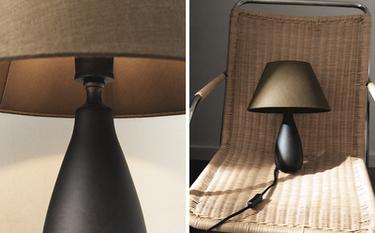 IRON BASE TABLE LAMP