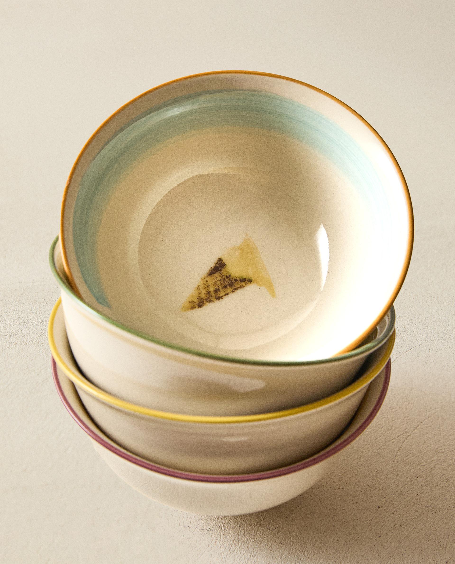 STONEWARE BOWL WITH ICE CREAM DESIGN | Zara Home United