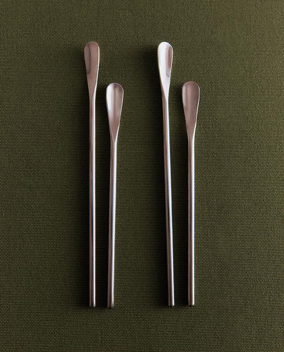 PACK OF LONG COFFEE SPOONS (PACK OF 4)