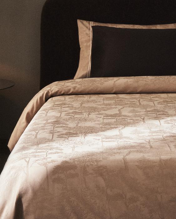 SATEEN JACQUARD DUVET COVER