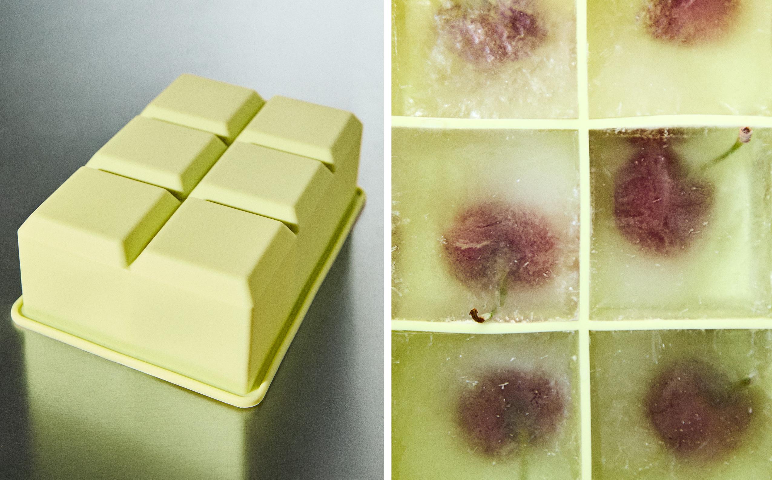 SILICONE ICE BUCKET TRAY