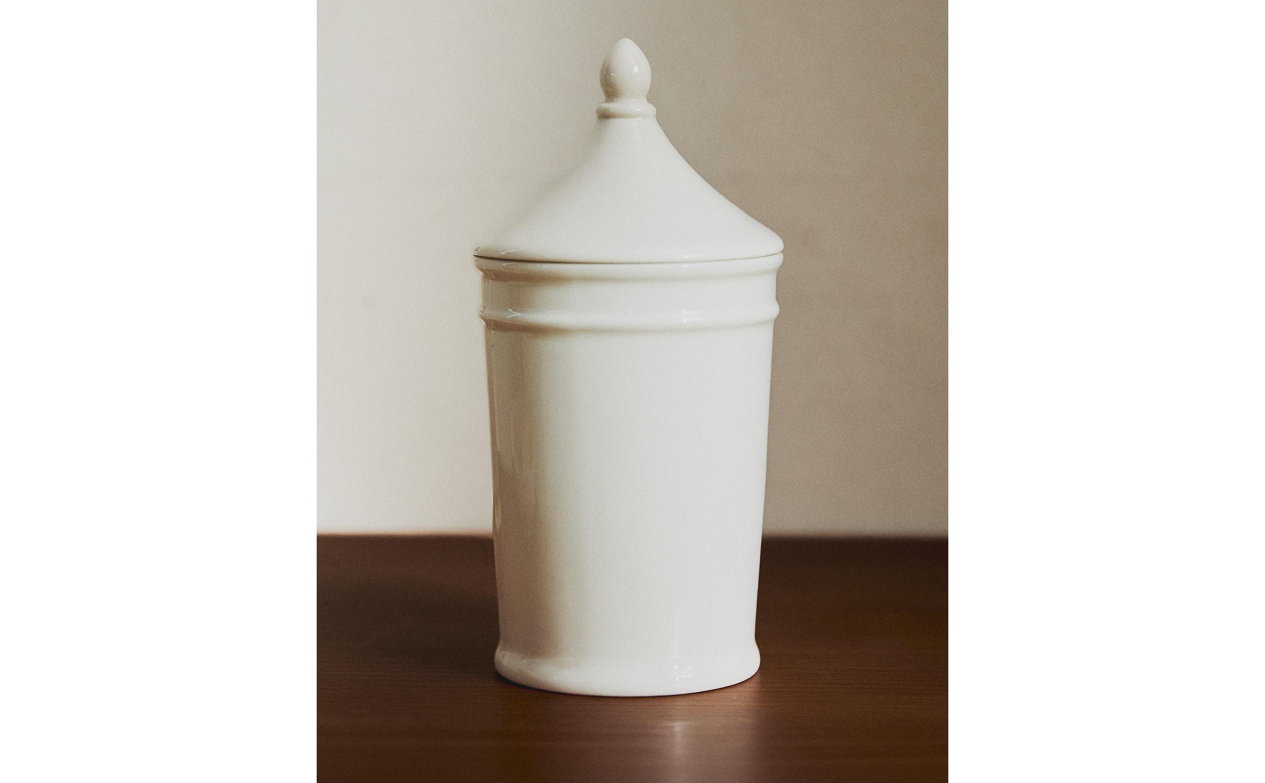 CERAMIC BATHROOM ORGANISER JAR Zara Home United