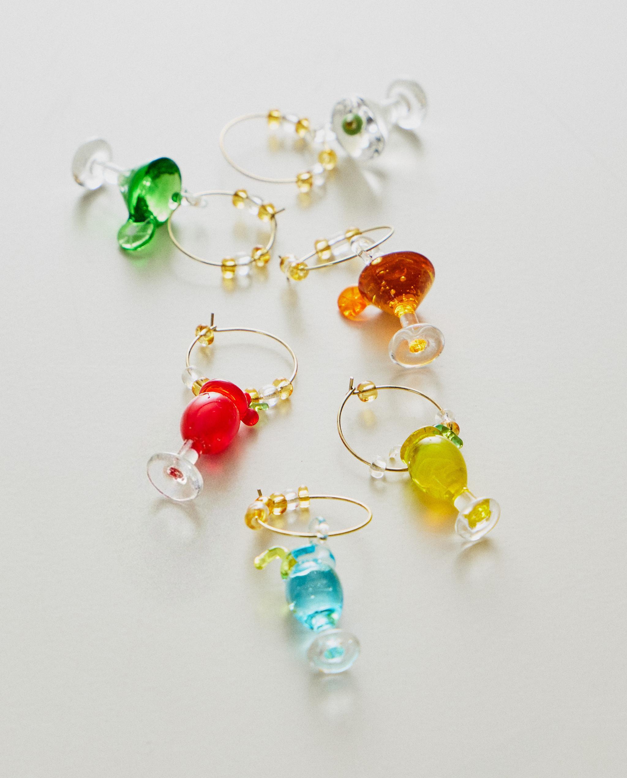 PACK OF GLASS COCKTAIL CHARMS (PACK OF 6) product thumbnail 8