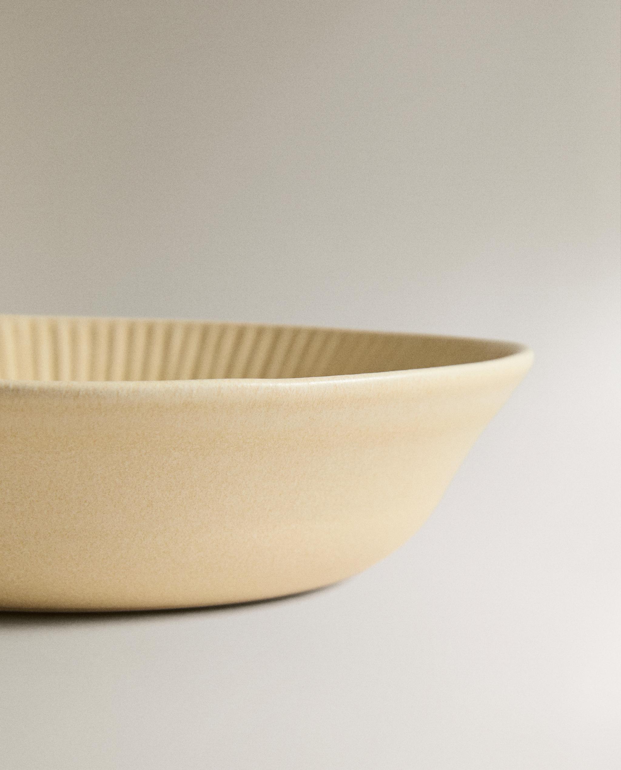 SCORED STONEWARE SOUP PLATE product thumbnail 2