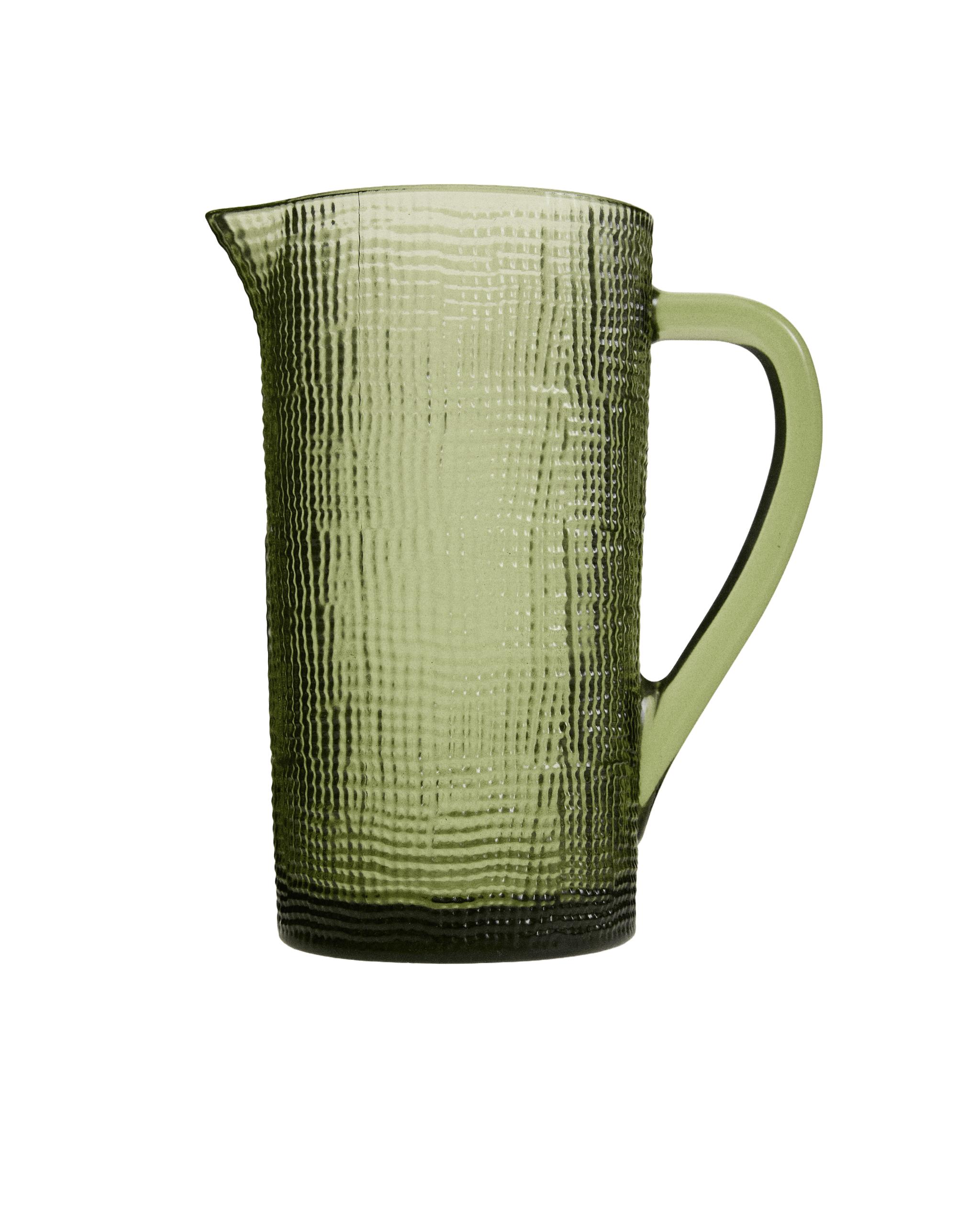 RAISED DESIGN GLASS JUG product thumbnail 6