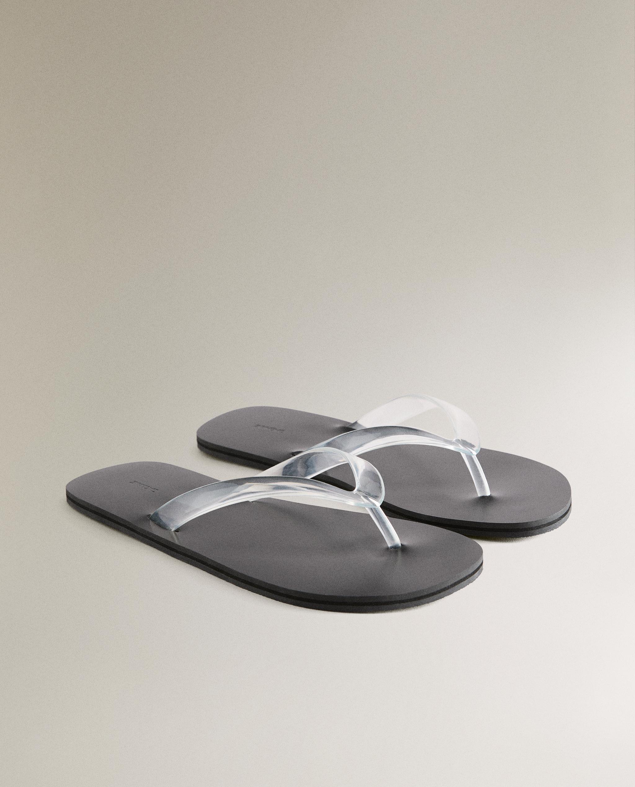 MINIMALIST TRANSPARENT SANDALS product thumbnail 3