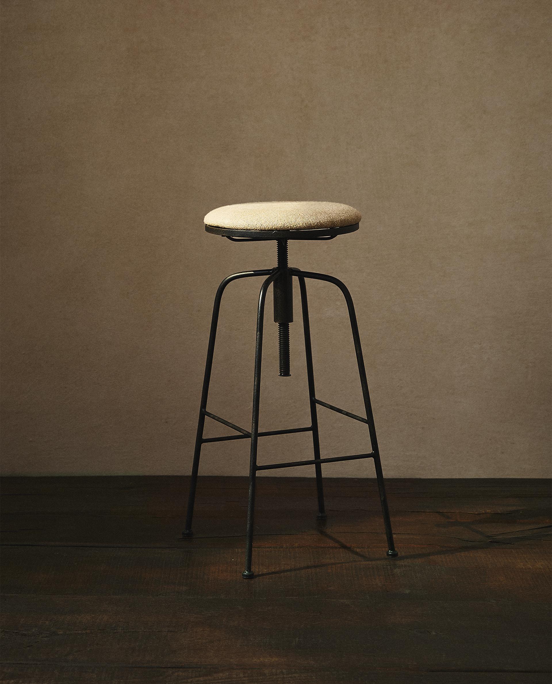 ZARA  スツール 回転式 グリーン 回転式 ハイスツール 背もたれ付き | Zara Home 日本/Japan