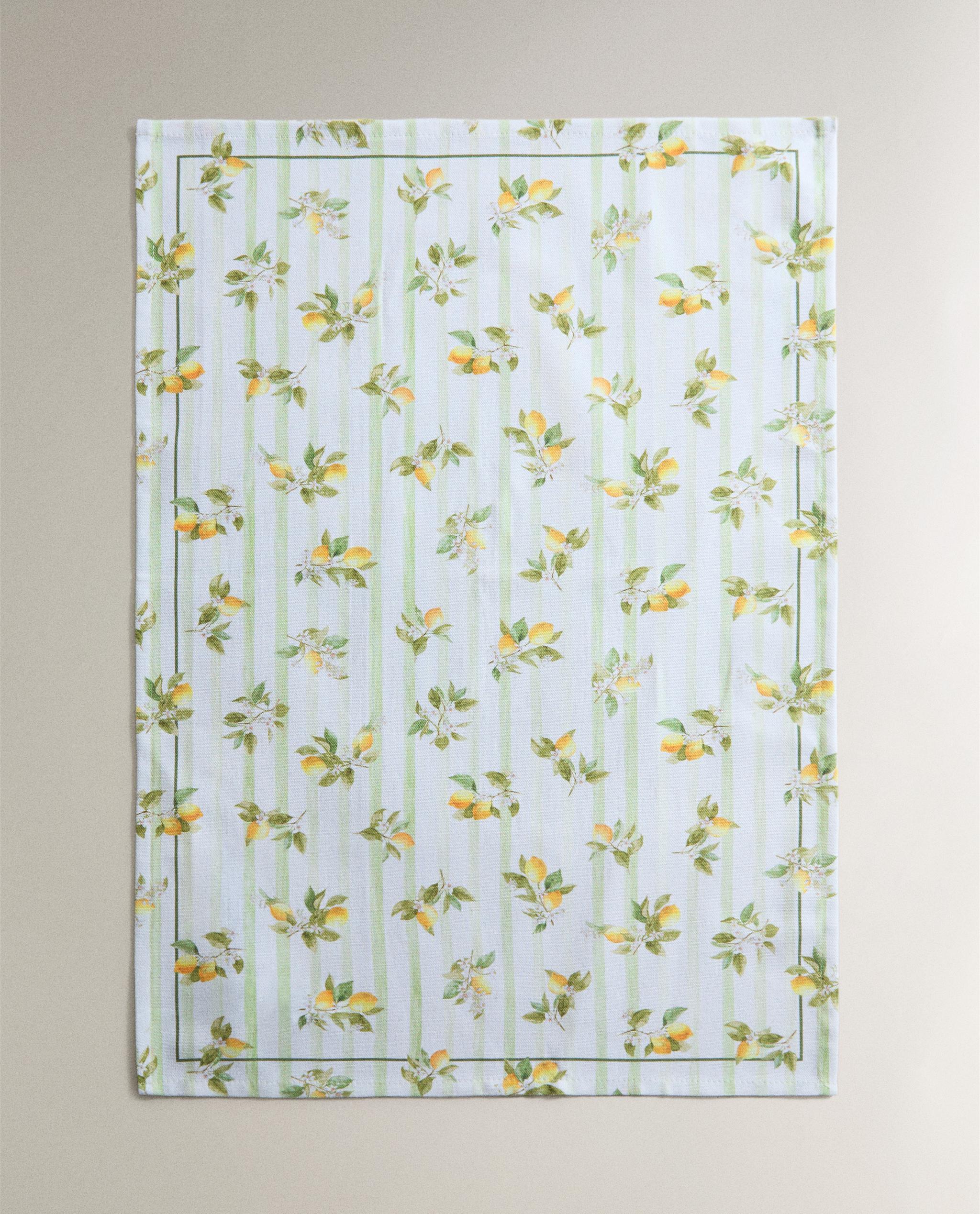 PACK OF COTTON LEMON TEA TOWELS (PACK OF 2) product thumbnail 2
