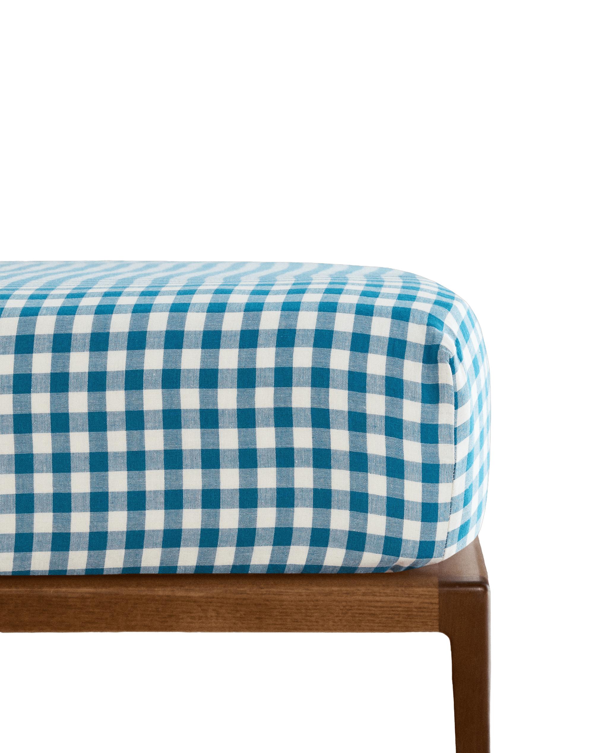 KIDS' CHECK MUSLIN FITTED SHEET product thumbnail 7