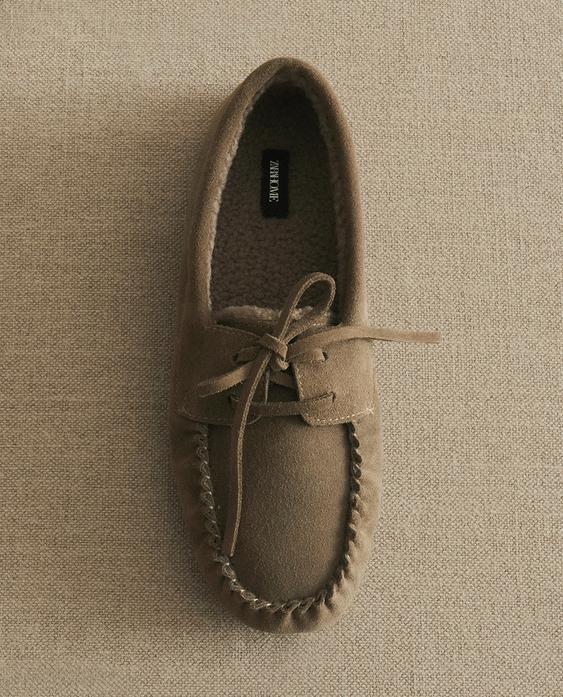 WARM LEATHER LOAFERS