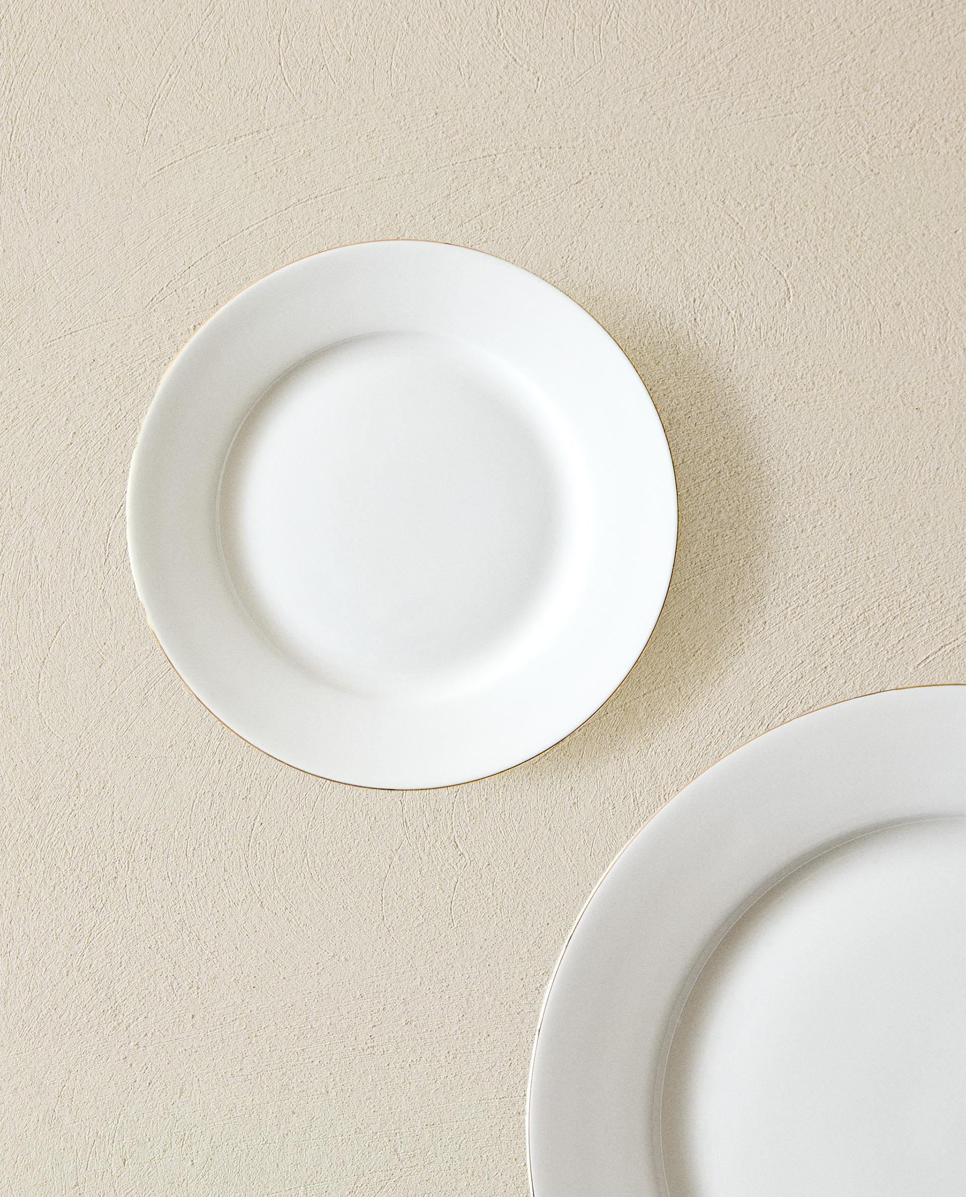 PLATO POSTRE LETICIA BONE CHINA FILO