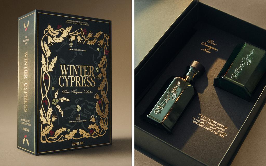 Winter cypress gift chest set (set of 2)
