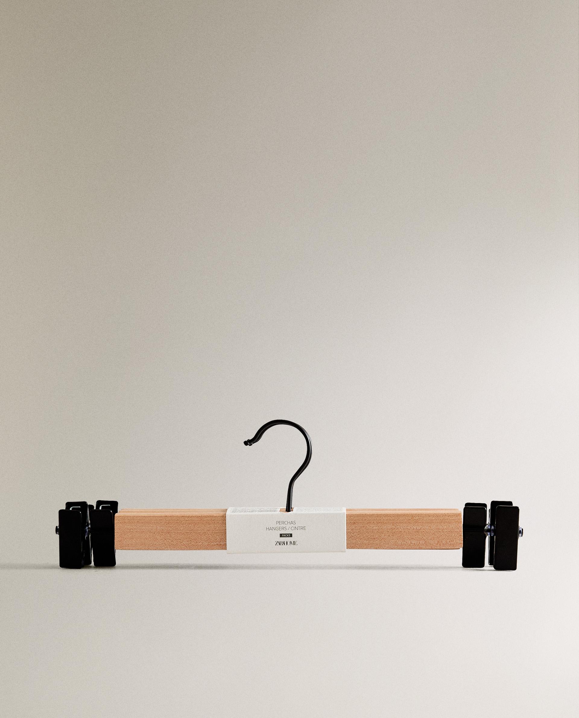 WOODEN SKIRT HANGER (SET OF 3) product thumbnail 9