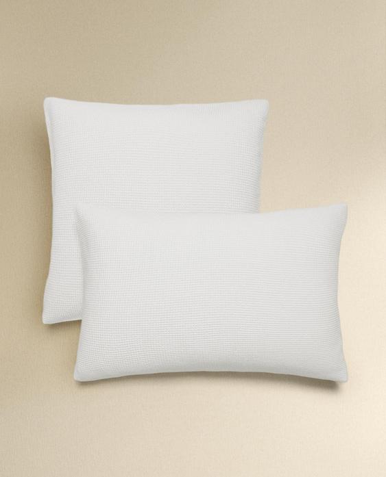 FEDERA DA GUANCIALE IN COTONE MINI WAFFLE