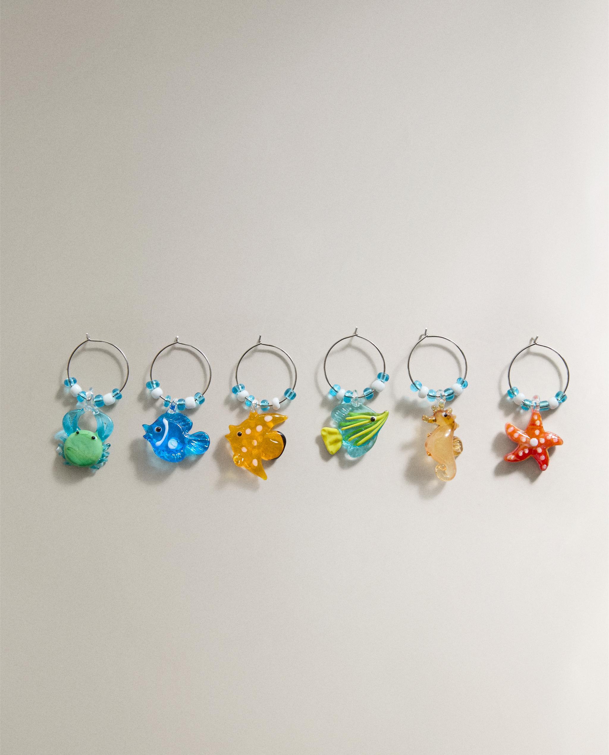 GLASS CHARMS FOR GLASSES (PACK OF 6) product thumbnail 6