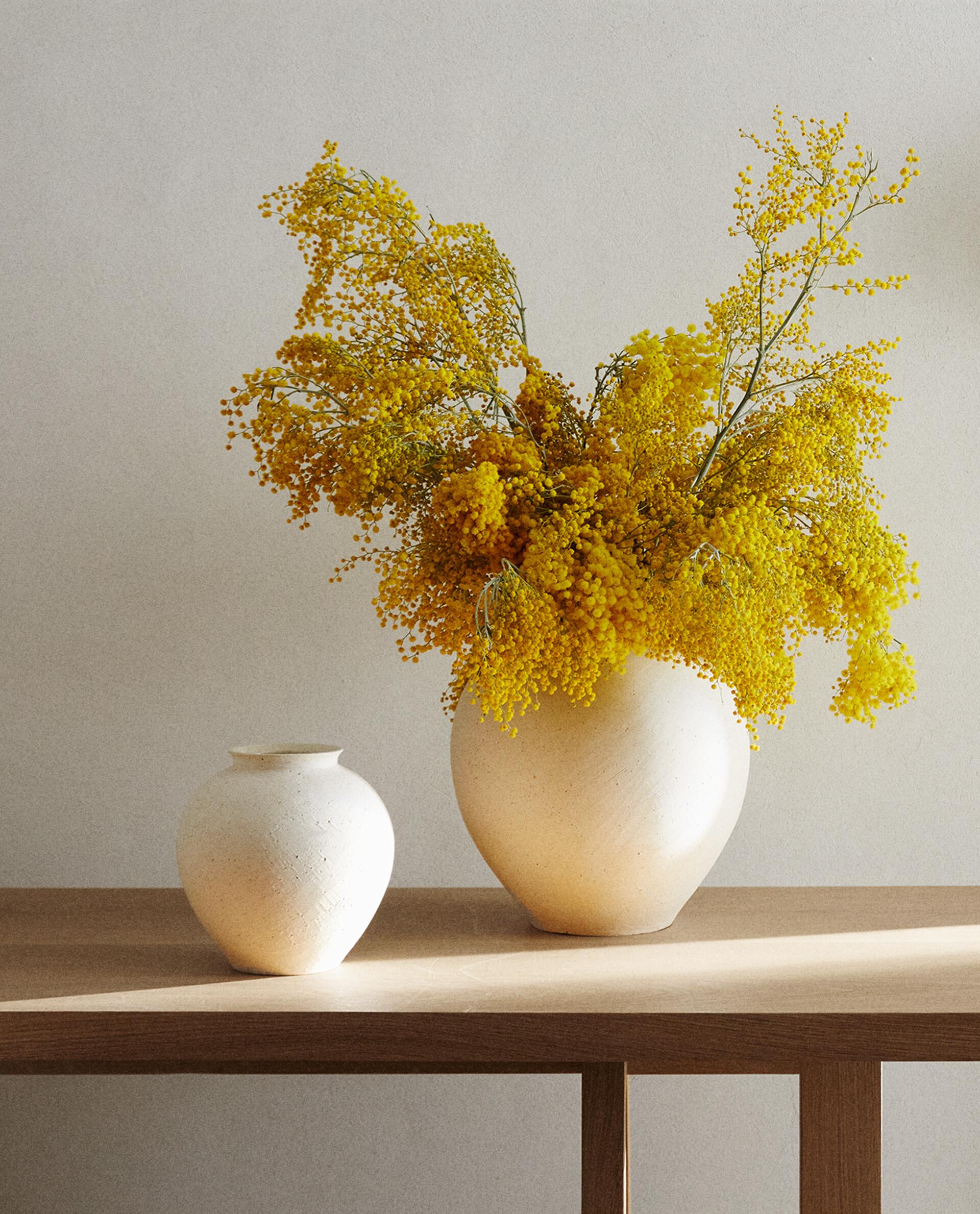 ZARA HOME テクスチャー　セラミック　フラワーベース テクスチャー セラミック ベース | Zara Home 日本/Japan