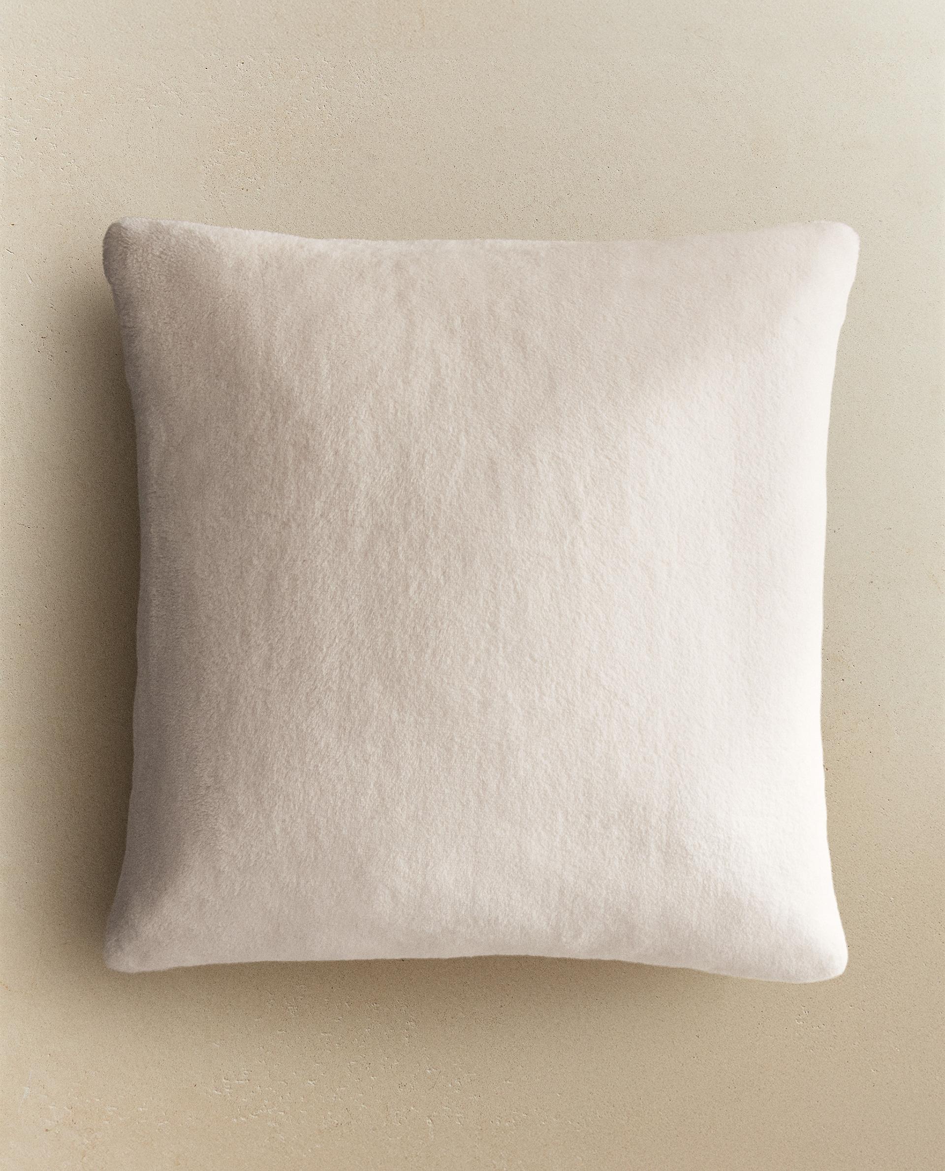 ZARA HOME ホワイトクッションカバー2枚セット リネン クッションカバー | Zara Home 日本/Japan