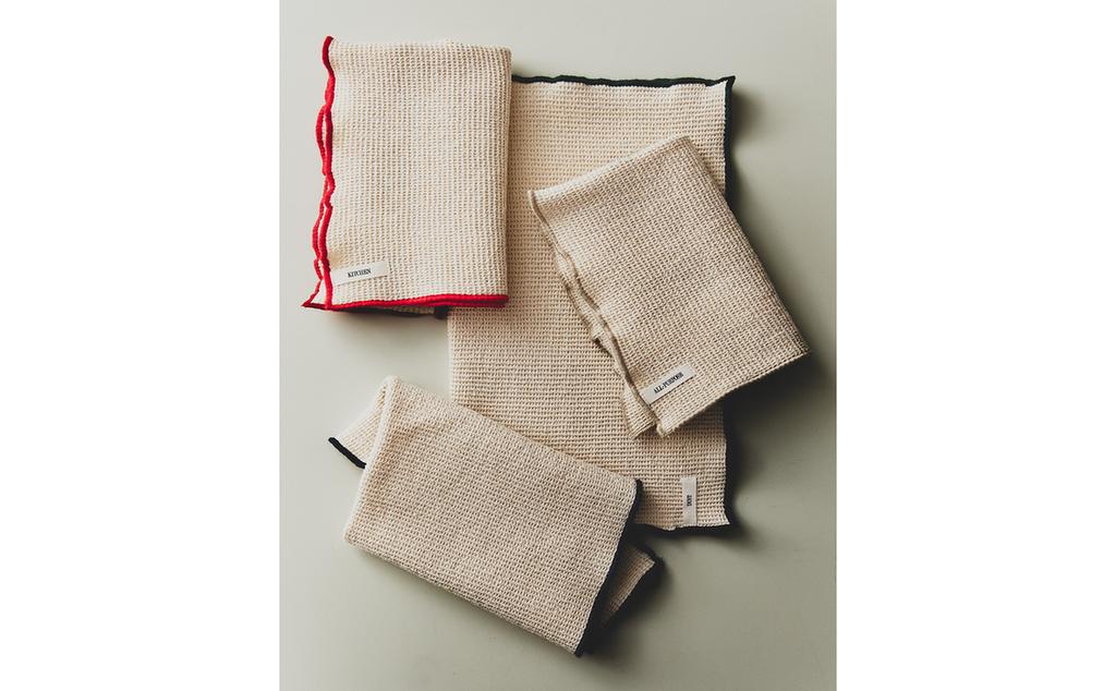 LOT DE TORCHONS WAFFLE (LOT DE 4)