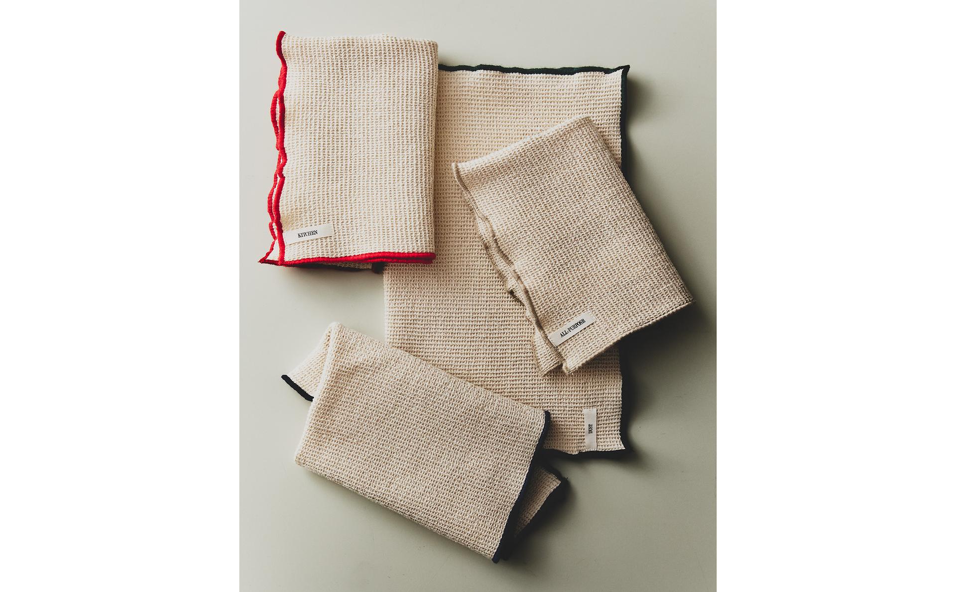 PACK OF WAFFLE-KNIT TEA TOWELS (PACK OF 4) PACK OF WAFFLE-KNIT TEA TOWELS (PACK OF 4)