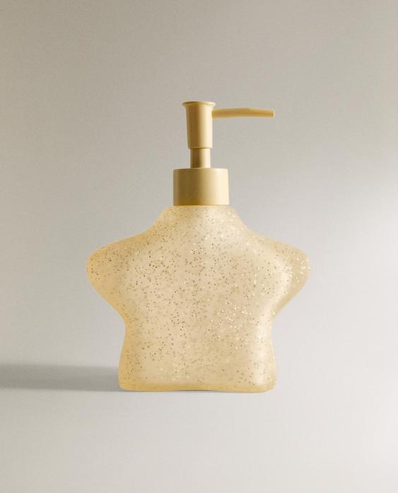 موزع صابون للأطفال بغليتر على شكل نجمة