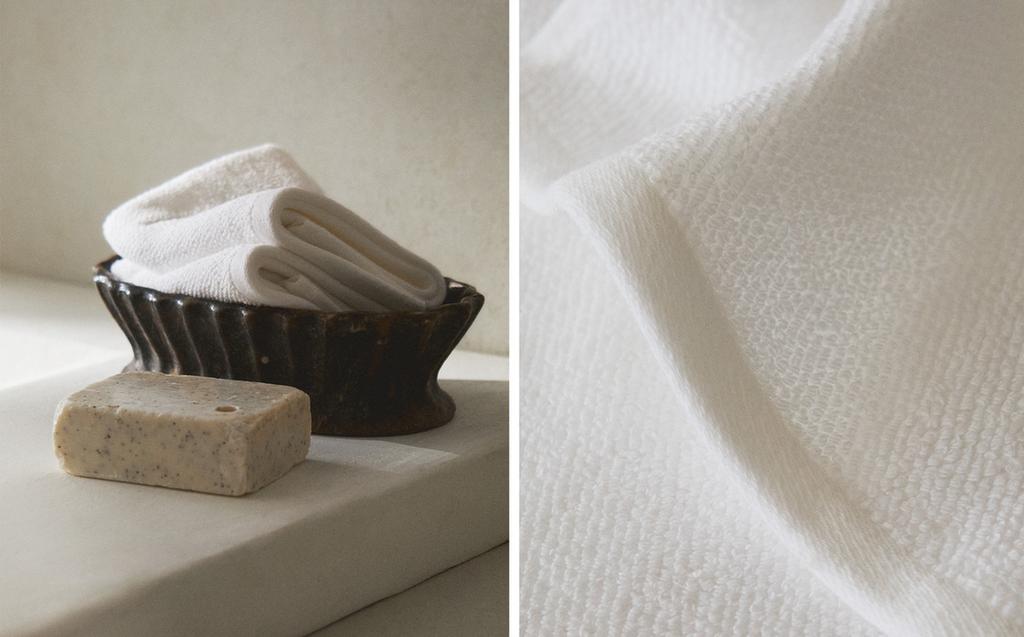 PACK OF RICE STITCH COTTON HAND TOWELS (PACK OF 3) PACK OF RICE STITCH COTTON HAND TOWELS (PACK OF 3)