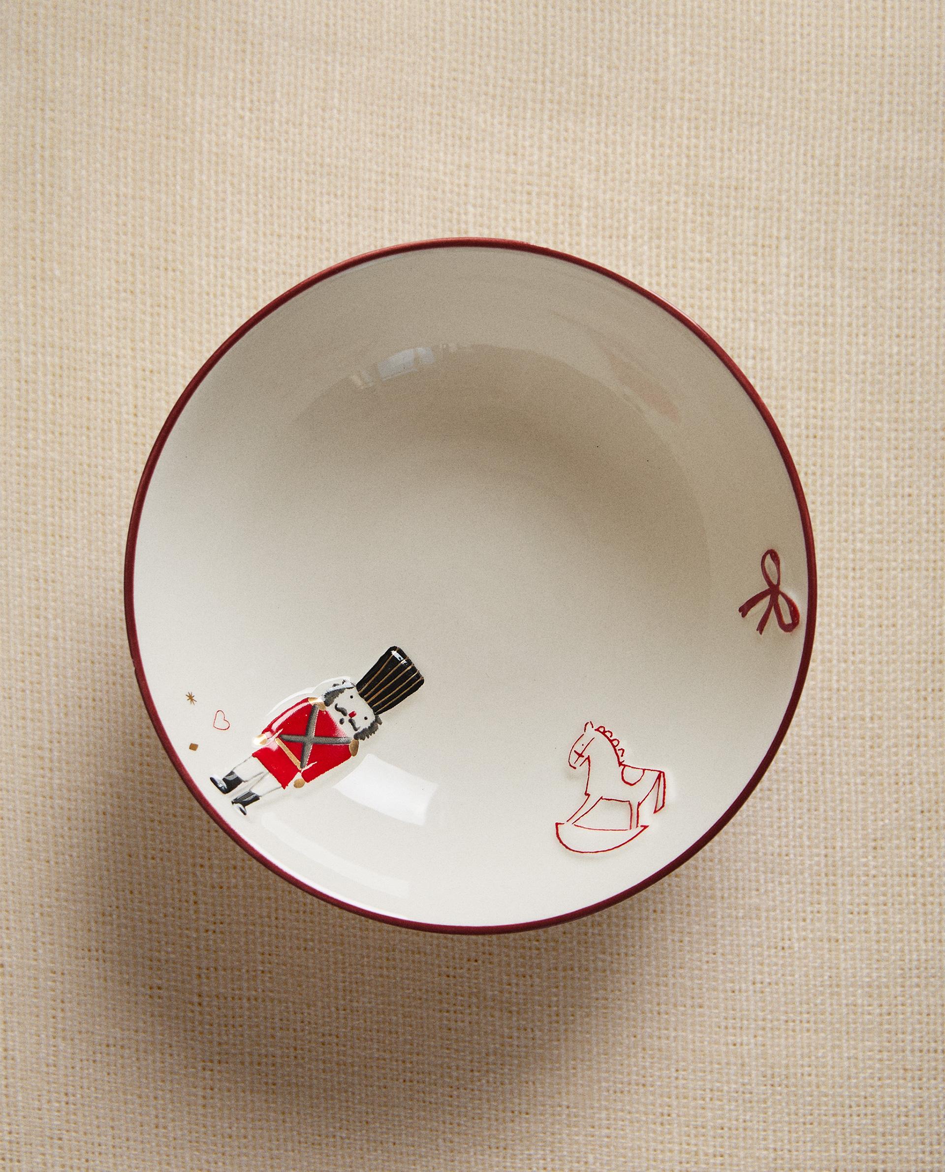   Children's Christmas 皿 CHILDREN'S STONEWARE CHRISTMAS DINNER SET | Zara Home United Kingdom