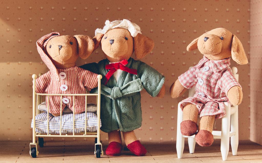 LOT DE 3 PELUCHES POUR ENFANT FAMILLE CHIENS LOT DE 3 PELUCHES POUR ENFANT FAMILLE CHIENS