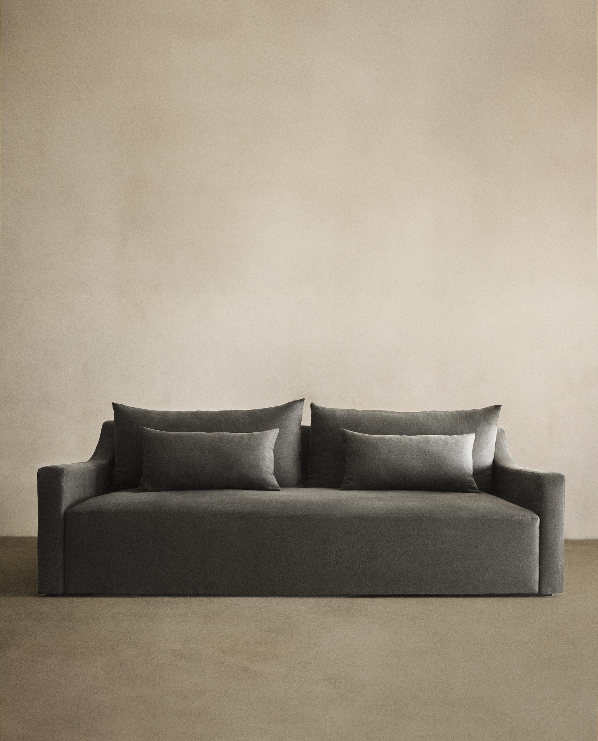 最終価格✳︎zara  1人がけソファ ウォッシュドリネンソファー | Zara Home 日本/Japan