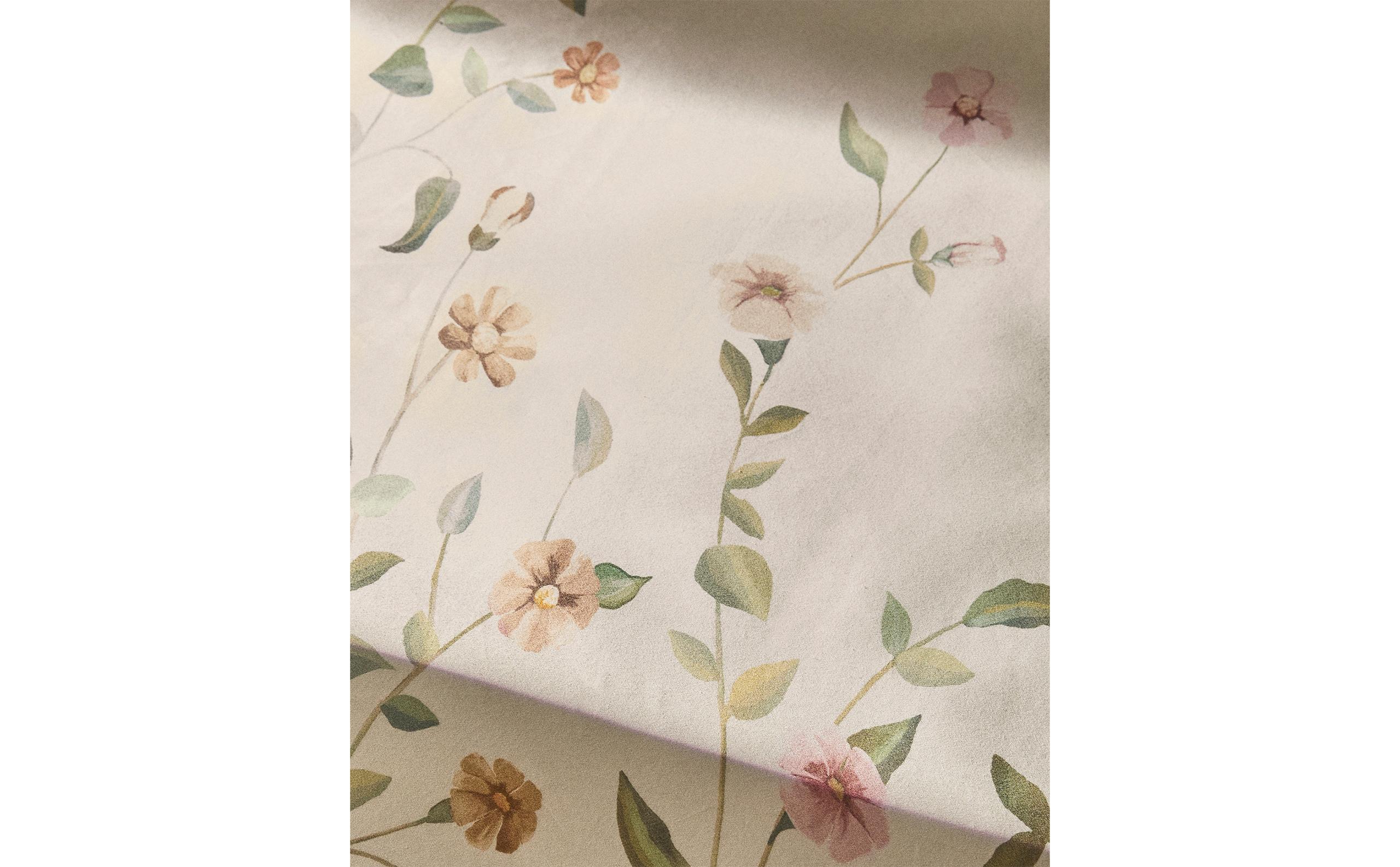 FLORAL PRINT DUVET COVER