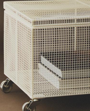 CESTA METAL RUEDAS