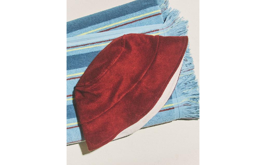 قبعة شاطئ من القماش الملتف للأطفال