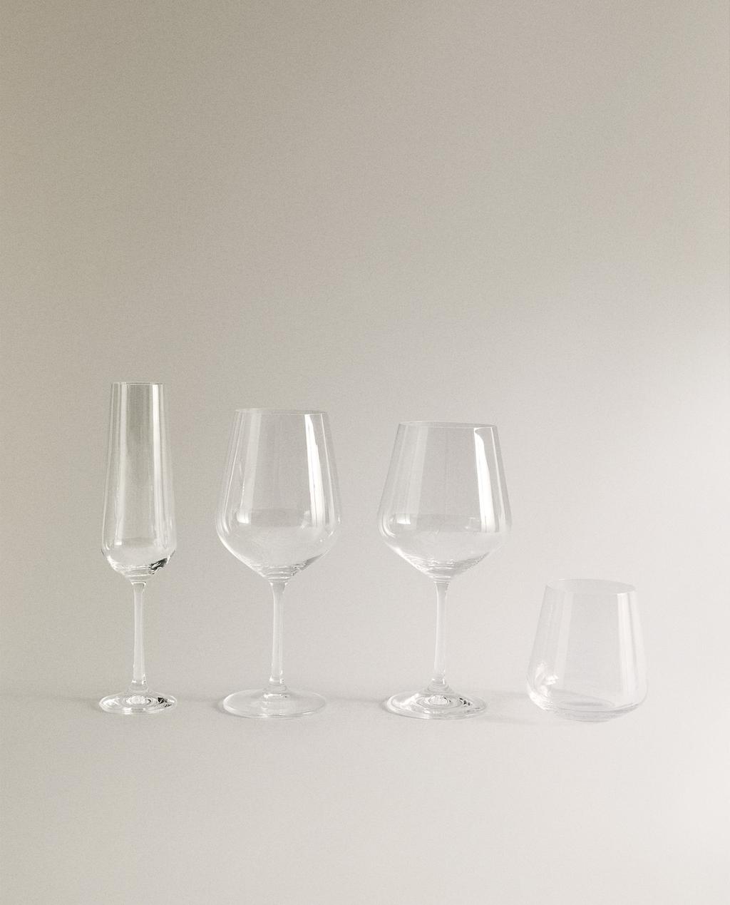 ENSEMBLE ARTICLES EN VERRE UNI