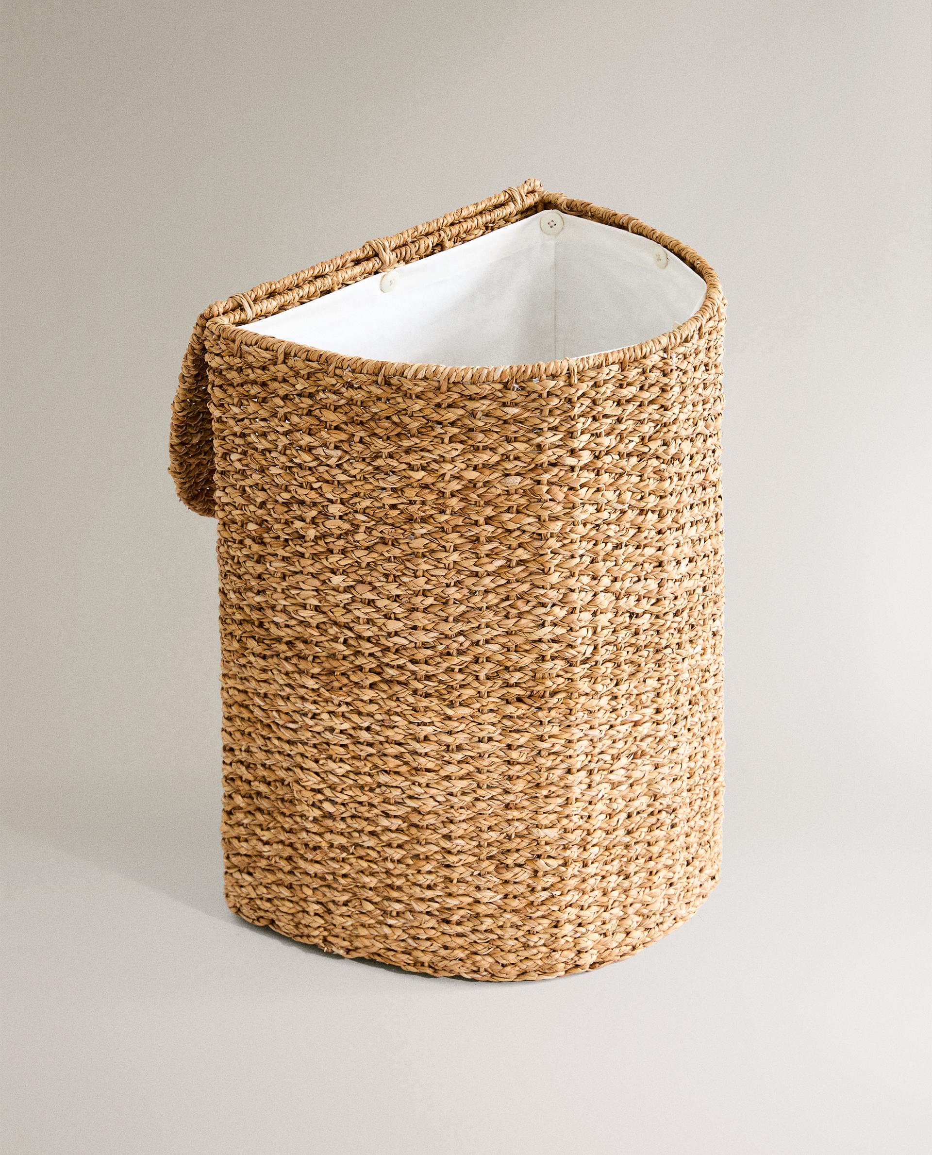 SEAGRASS BASKET WITH LID