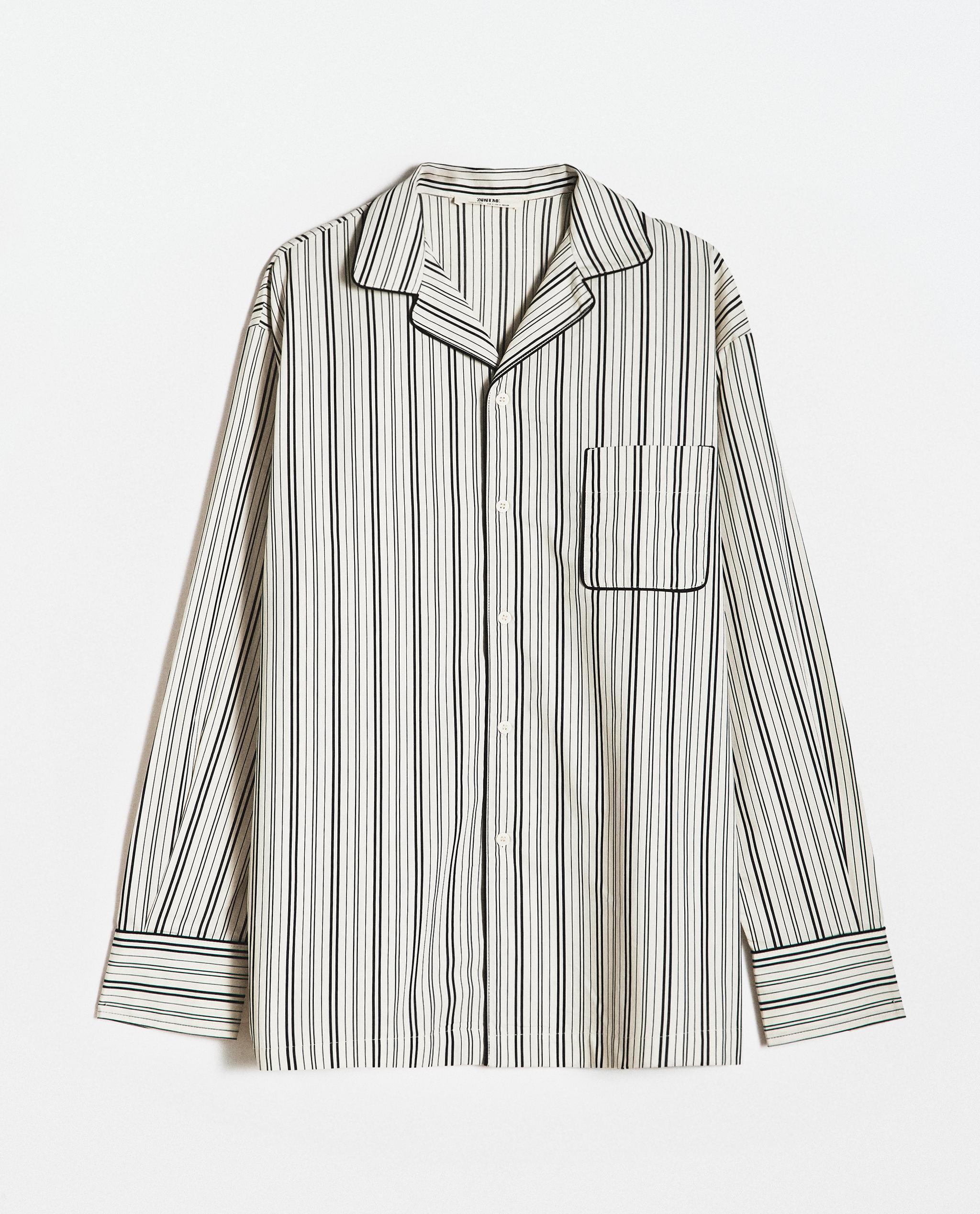 STRIPED COTTON SHIRT product thumbnail 2