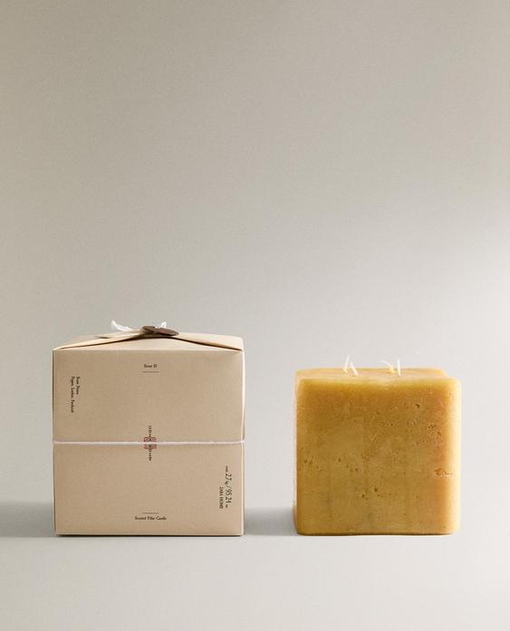 CUIR NUIT SQUARE SCENTED CANDLE