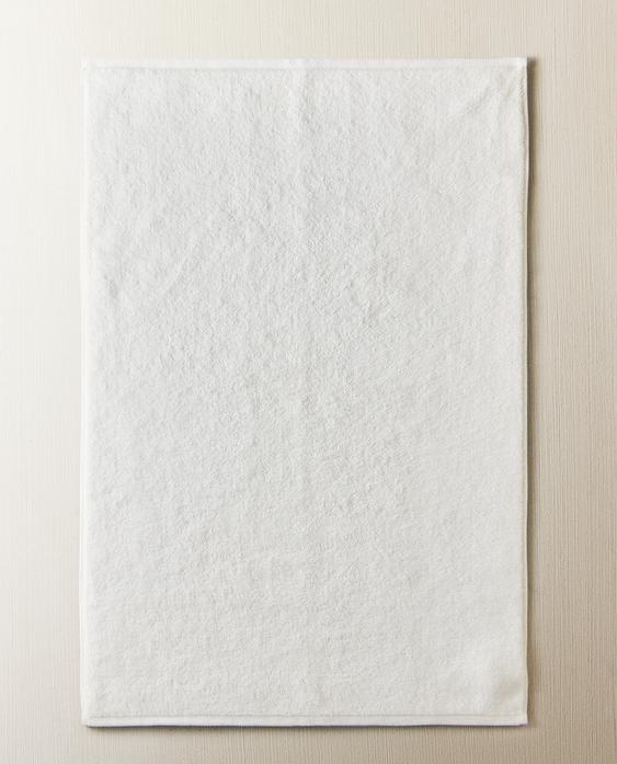 RICE STITCH COTTON BATH MAT