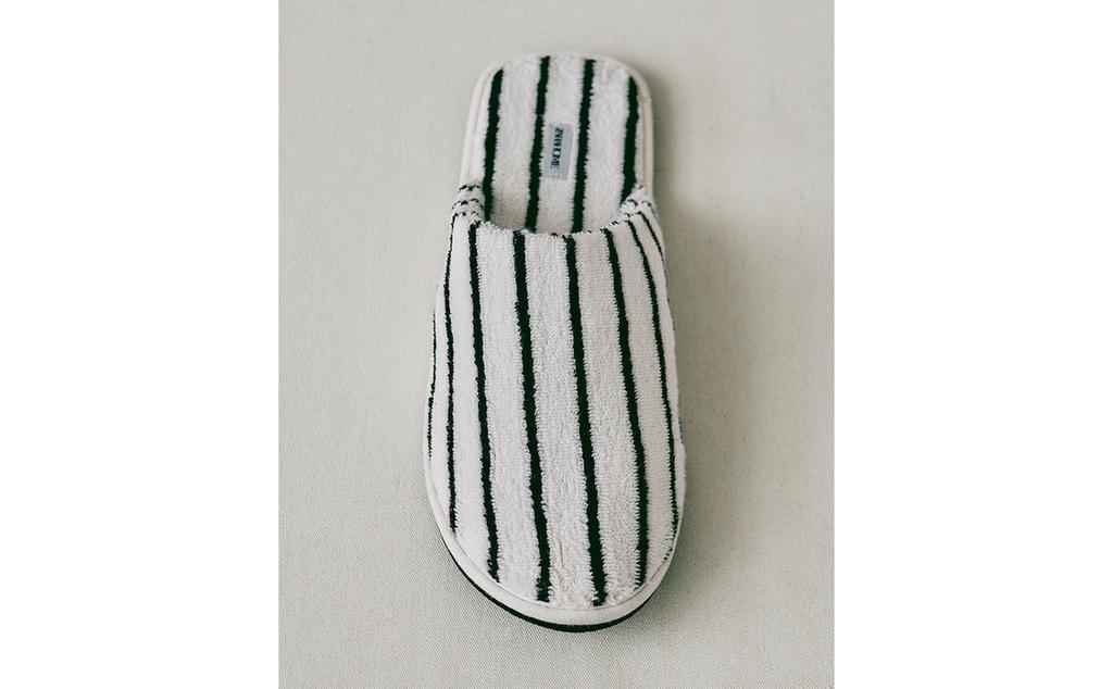 PANTUFLAS DE TOALLA PARA BAÑO RAYAS PANTUFLAS DE TOALLA PARA BAÑO RAYAS