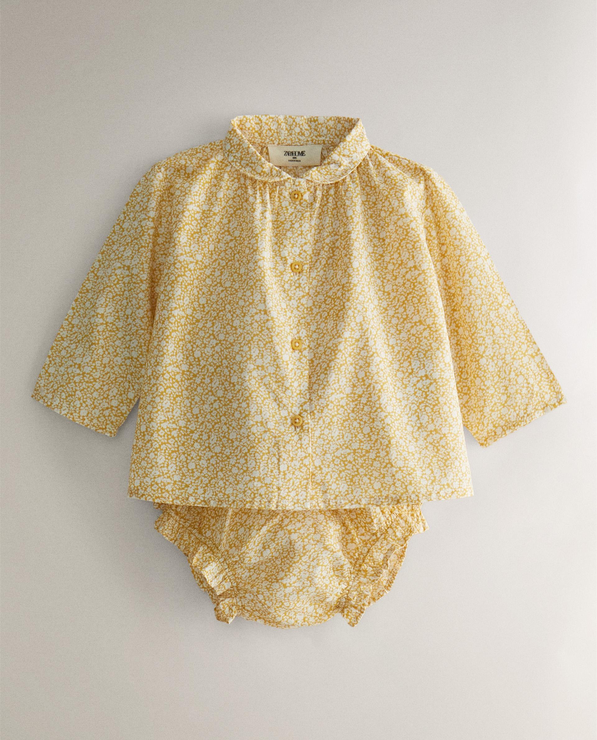 ZARA TODDLER GIRL FLORAL EMBROIDERED online SHIRT & SHORTS