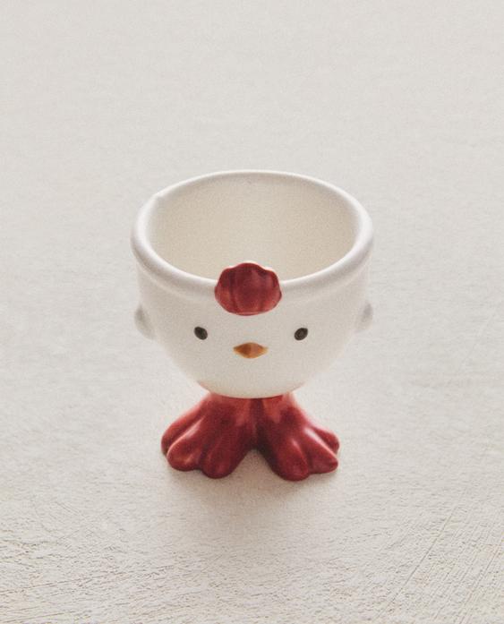 KIDS’ HEN PORCELAIN EGG CUP