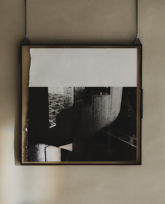 CADRE PHOTO BORD NOIR