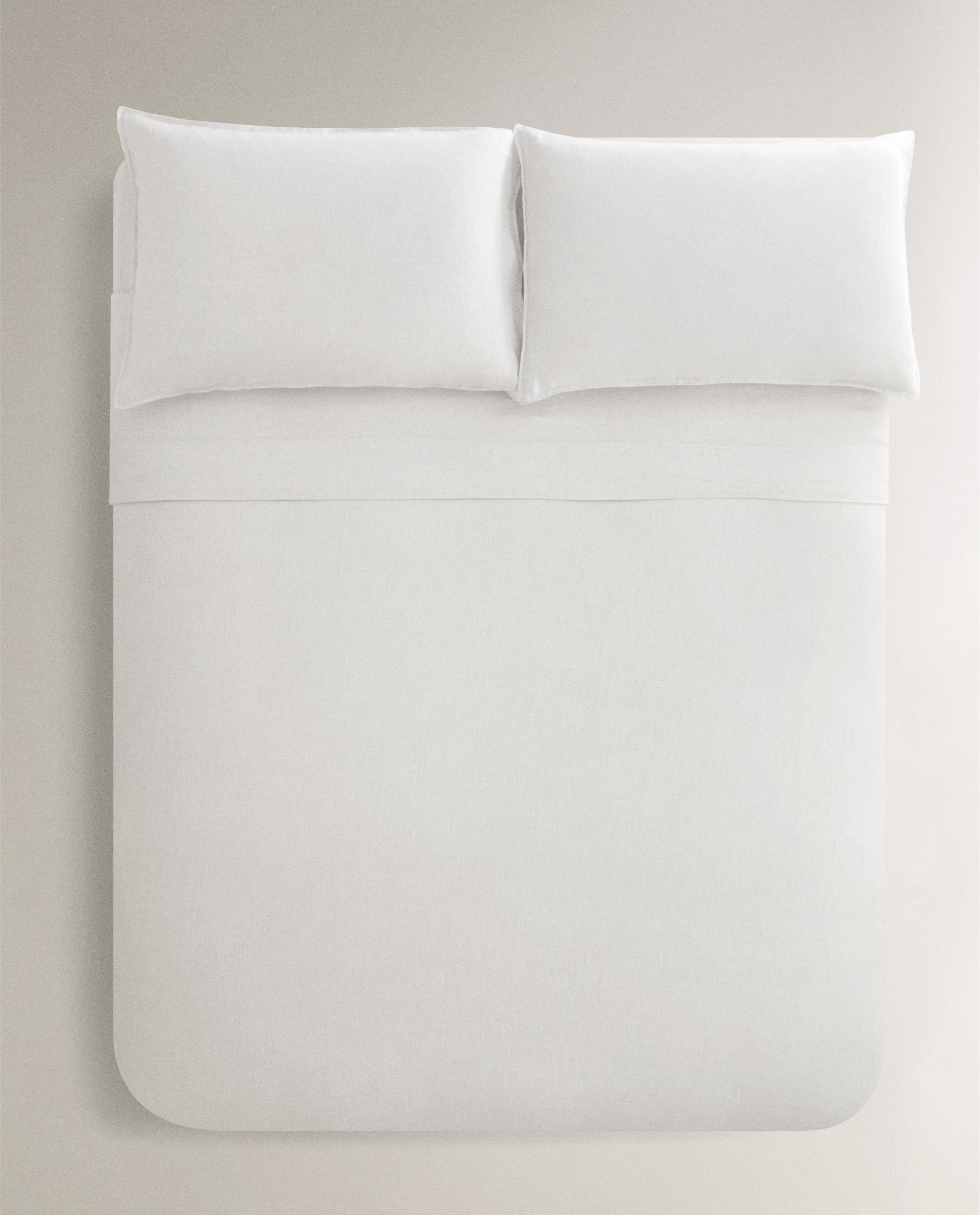 WASHED LINEN DUVET COVER AND PILLOWCASE product thumbnail 14