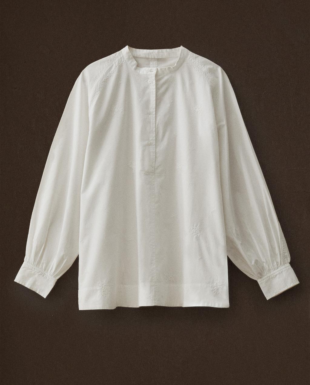 EMBROIDERED COTTON SHIRT